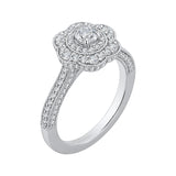 14 Kt White Gold Carizza Boutique Bridal Engagement Ring