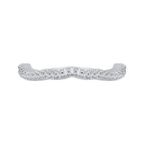 14 Kt White Gold Carizza Boutique Bridal Wedding Band