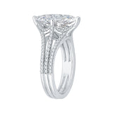 18 Kt White Gold Carizza Boutique Bridal Engagement Ring