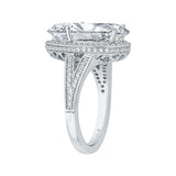 18 Kt White Gold Carizza Boutique Bridal Engagement Ring