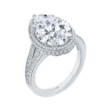 18 Kt White Gold Carizza Boutique Bridal Engagement Ring