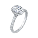 14 Kt White Gold Carizza Bridal Engagement Ring