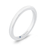 14 Kt White Gold Carizza Bridal Wedding Band
