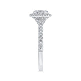 14 Kt White Gold Carizza Bridal Engagement Ring