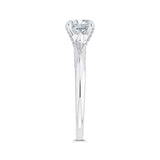 14 Kt White Gold Carizza Bridal Engagement Ring