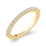 14 Kt Yellow Gold Luminous Ring Wedding Band