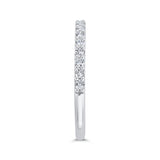 14 Kt White Gold Luminous Ring Wedding Band