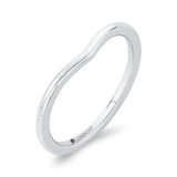 14 Kt White Gold Luminous Ring Wedding Band