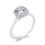 14 Kt White Gold Carizza Bridal Engagement Ring