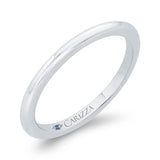 14 Kt White Gold Carizza Bridal Wedding Band