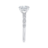 14 Kt White Gold Carizza Bridal Engagement Ring
