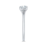 14 Kt White Gold Carizza Bridal Engagement Ring