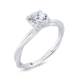 14 Kt White Gold Carizza Bridal Engagement Ring