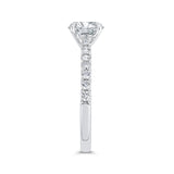 14 Kt White Gold Carizza Bridal Engagement Ring