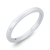 14 Kt White Gold Carizza Bridal Wedding Band