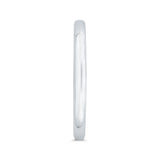 14 Kt White Gold Carizza Bridal Wedding Band