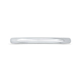 14 Kt White Gold Carizza Bridal Wedding Band
