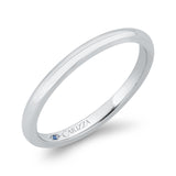 14 Kt White Gold Carizza Bridal Wedding Band