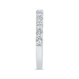14 Kt White Gold Carizza Bridal Wedding Band