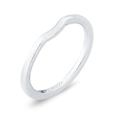 14 Kt White Gold Carizza Bridal Wedding Band