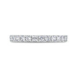 14 Kt White Gold Carizza Bridal Wedding Band