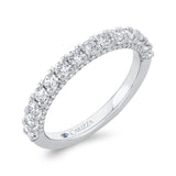 14 Kt White Gold Carizza Bridal Wedding Band