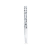 14 Kt White Gold Carizza Bridal Wedding Band