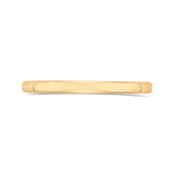 14 Kt Yellow & White Gold Carizza Bridal Wedding Band