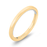 14 Kt Yellow & White Gold Carizza Bridal Wedding Band
