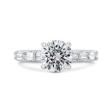 18 Kt White Gold Carizza Boutique Bridal Engagement Ring