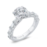 18 Kt White Gold Carizza Boutique Bridal Engagement Ring