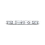 18 Kt White Gold Carizza Bridal Wedding Band