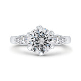 18 Kt White Gold Carizza Boutique Bridal Engagement Ring