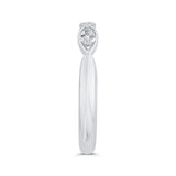 18 Kt White Gold Carizza Boutique Bridal Wedding Band