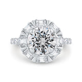 18 Kt White Gold Carizza Boutique Bridal Engagement Ring