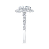 18 Kt White Gold Carizza Boutique Bridal Engagement Ring