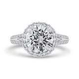 18 Kt White Gold Carizza Boutique Bridal Engagement Ring