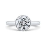18 Kt White Gold Carizza Boutique Bridal Engagement Ring