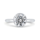 18 Kt White Gold Carizza Boutique Bridal Engagement Ring