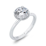 18 Kt White Gold Carizza Boutique Bridal Engagement Ring