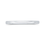 14 Kt White Gold Carizza Bridal Wedding Band