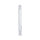 14 Kt White Gold Carizza Bridal Wedding Band