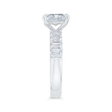 14 Kt White Gold Carizza Bridal Engagement Ring