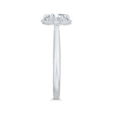 14 Kt White Gold Carizza Bridal Engagement Ring