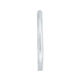 14 Kt White Gold Carizza Bridal Wedding Band
