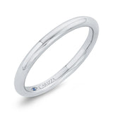 14 Kt White Gold Carizza Bridal Wedding Band