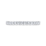 14 Kt White Gold Carizza Bridal Wedding Band