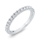14 Kt White Gold Carizza Bridal Wedding Band
