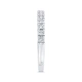 14 Kt White Gold Carizza Bridal Wedding Band
