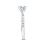 14 Kt White Gold Carizza Bridal Engagement Ring